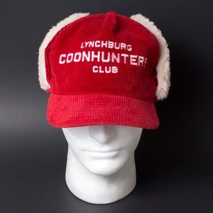 Vintage Red Corduroy SnapBack Hunting Hat